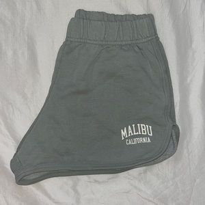 Brandy Melville “Malibu California” soft shorts.
